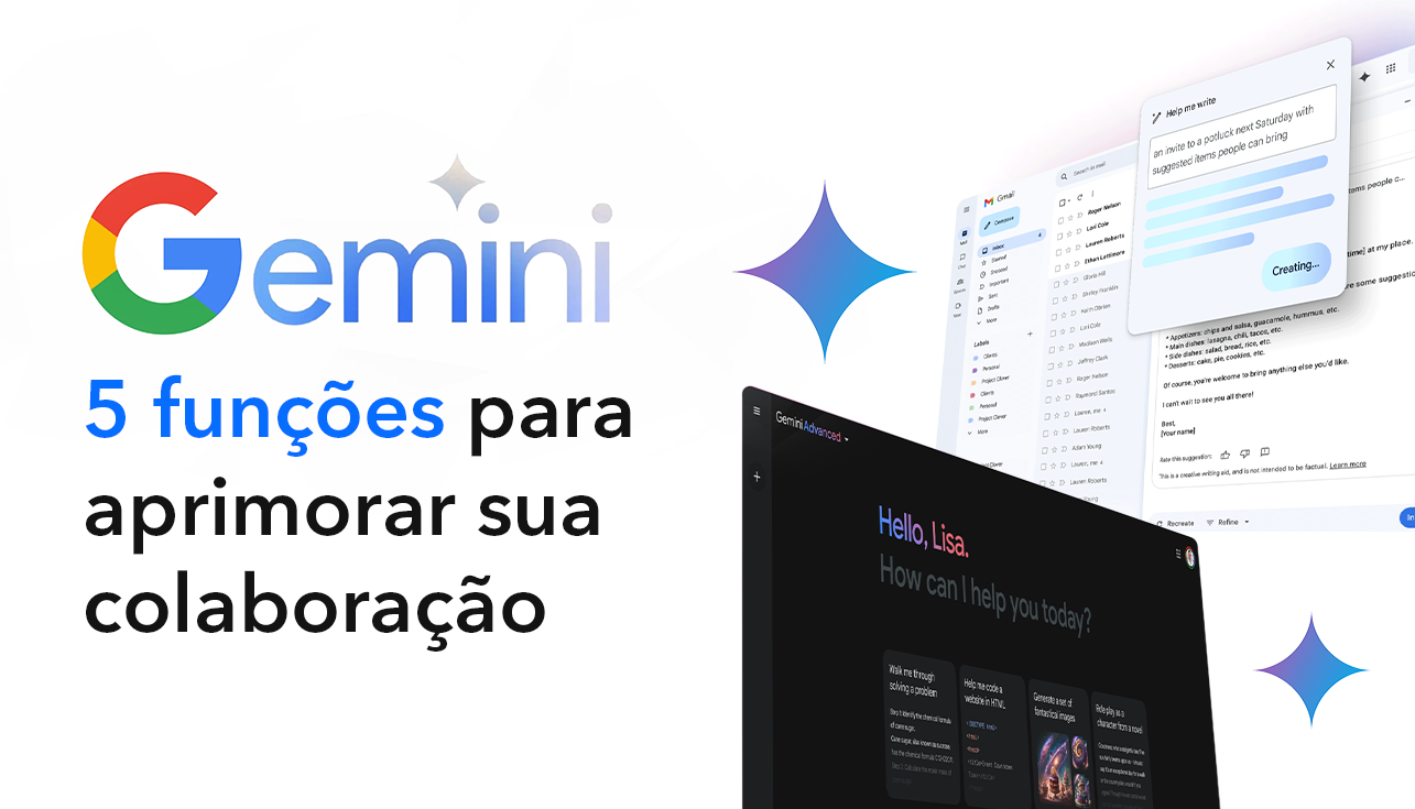 5 funcionalidades do Gemini
