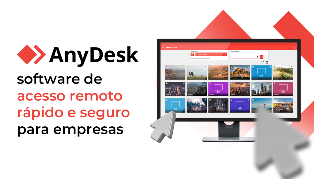 AnyDesk software de acesso remoto rápido